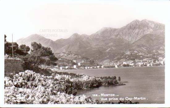 Cartes postales anciennes > CARTES POSTALES > carte postale ancienne > cartes-postales-ancienne.com Provence alpes cote d'azur Alpes maritimes Menton