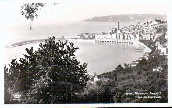 Cartes postales anciennes > CARTES POSTALES > carte postale ancienne > cartes-postales-ancienne.com Provence alpes cote d'azur Alpes maritimes Menton