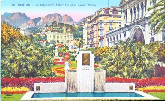 Cartes postales anciennes > CARTES POSTALES > carte postale ancienne > cartes-postales-ancienne.com Provence alpes cote d'azur Alpes maritimes Menton