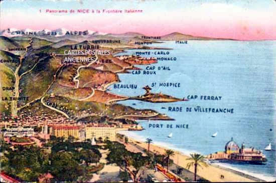 Cartes postales anciennes > CARTES POSTALES > carte postale ancienne > cartes-postales-ancienne.com Provence alpes cote d'azur Alpes maritimes Nice