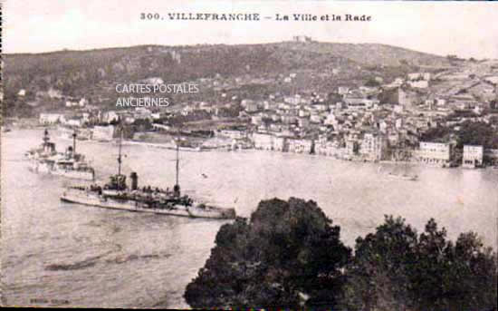 Cartes postales anciennes > CARTES POSTALES > carte postale ancienne > cartes-postales-ancienne.com Provence alpes cote d'azur Alpes maritimes Villefranche Sur Mer