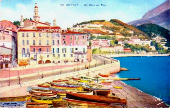 Cartes postales anciennes > CARTES POSTALES > carte postale ancienne > cartes-postales-ancienne.com Provence alpes cote d'azur Alpes maritimes Menton