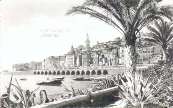 Cartes postales anciennes > CARTES POSTALES > carte postale ancienne > cartes-postales-ancienne.com Provence alpes cote d'azur Alpes maritimes Menton