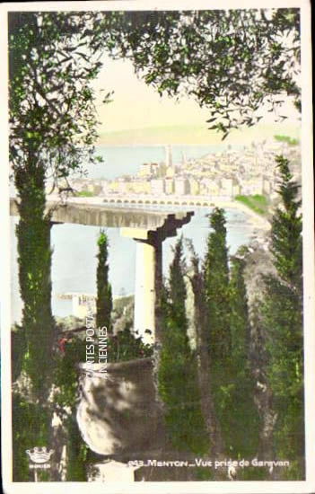 Cartes postales anciennes > CARTES POSTALES > carte postale ancienne > cartes-postales-ancienne.com Provence alpes cote d'azur Alpes maritimes Menton