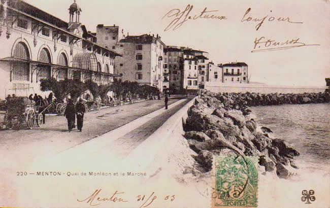 Cartes postales anciennes > CARTES POSTALES > carte postale ancienne > cartes-postales-ancienne.com Provence alpes cote d'azur Alpes maritimes Menton