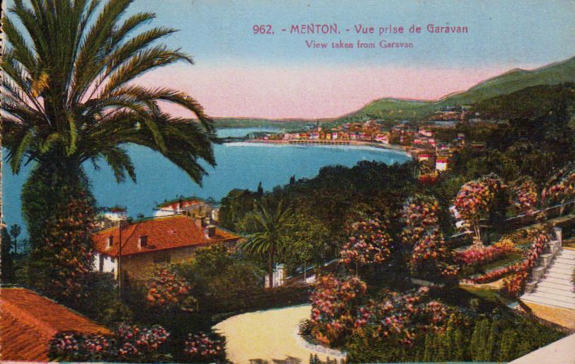 Cartes postales anciennes > CARTES POSTALES > carte postale ancienne > cartes-postales-ancienne.com Provence alpes cote d'azur Alpes maritimes Menton