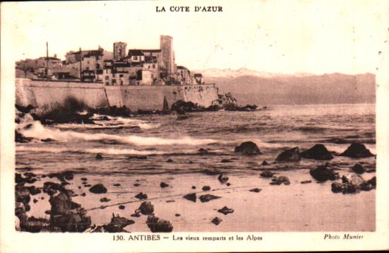 Cartes postales anciennes > CARTES POSTALES > carte postale ancienne > cartes-postales-ancienne.com Provence alpes cote d'azur Alpes maritimes Antibes