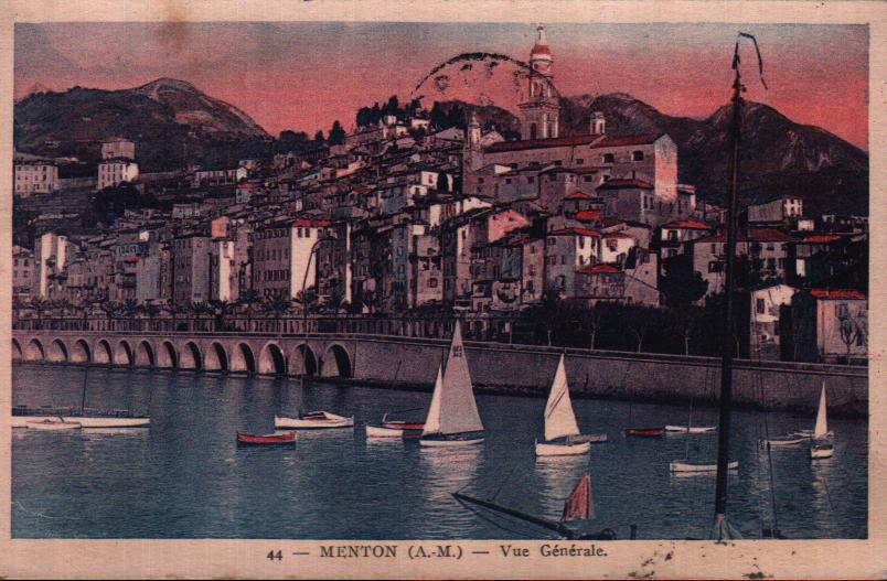 Cartes postales anciennes > CARTES POSTALES > carte postale ancienne > cartes-postales-ancienne.com Provence alpes cote d'azur Alpes maritimes Menton