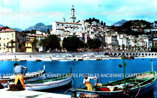 Cartes postales anciennes > CARTES POSTALES > carte postale ancienne > cartes-postales-ancienne.com Provence alpes cote d'azur Alpes maritimes Menton