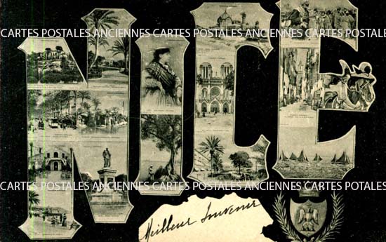 Cartes postales anciennes > CARTES POSTALES > carte postale ancienne > cartes-postales-ancienne.com Provence alpes cote d'azur Alpes maritimes Nice