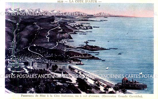 Cartes postales anciennes > CARTES POSTALES > carte postale ancienne > cartes-postales-ancienne.com Provence alpes cote d'azur Alpes maritimes