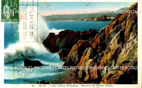 Cartes postales anciennes > CARTES POSTALES > carte postale ancienne > cartes-postales-ancienne.com Provence alpes cote d'azur Alpes maritimes Nice