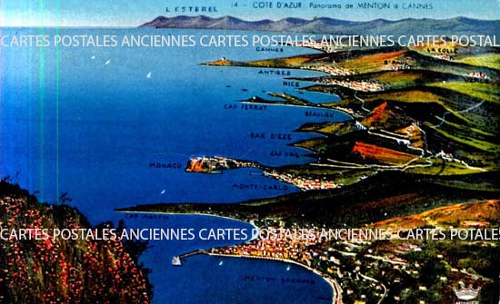 Cartes postales anciennes > CARTES POSTALES > carte postale ancienne > cartes-postales-ancienne.com Provence alpes cote d'azur Alpes maritimes