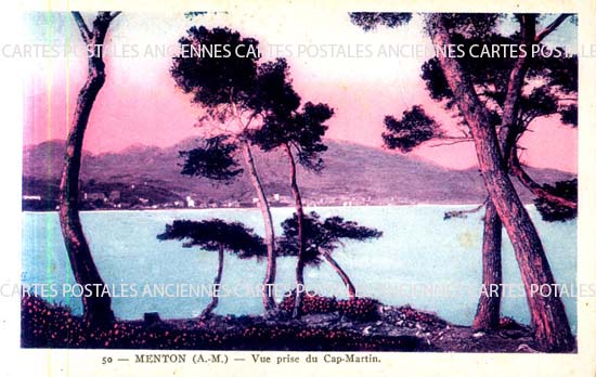 Cartes postales anciennes > CARTES POSTALES > carte postale ancienne > cartes-postales-ancienne.com Provence alpes cote d'azur Alpes maritimes Menton