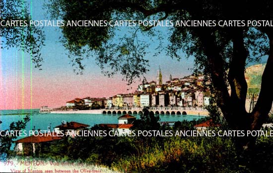 Cartes postales anciennes > CARTES POSTALES > carte postale ancienne > cartes-postales-ancienne.com Provence alpes cote d'azur Alpes maritimes Menton