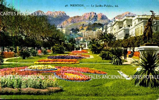 Cartes postales anciennes > CARTES POSTALES > carte postale ancienne > cartes-postales-ancienne.com Provence alpes cote d'azur Alpes maritimes Menton