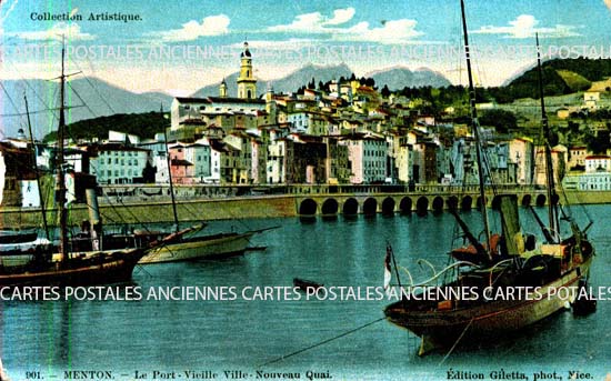 Cartes postales anciennes > CARTES POSTALES > carte postale ancienne > cartes-postales-ancienne.com Provence alpes cote d'azur Alpes maritimes Menton