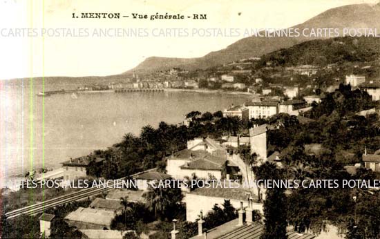 Cartes postales anciennes > CARTES POSTALES > carte postale ancienne > cartes-postales-ancienne.com Provence alpes cote d'azur Alpes maritimes Menton