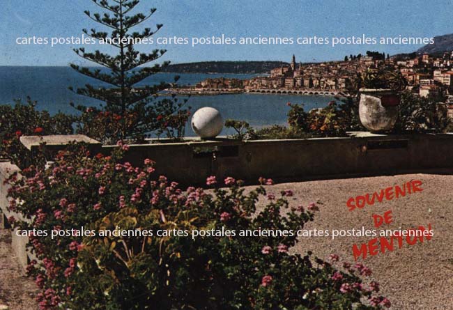 Cartes postales anciennes > CARTES POSTALES > carte postale ancienne > cartes-postales-ancienne.com Provence alpes cote d'azur Alpes maritimes Menton