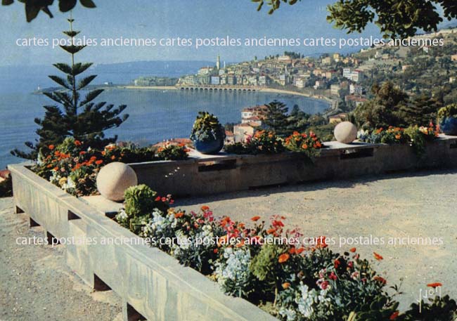 Cartes postales anciennes > CARTES POSTALES > carte postale ancienne > cartes-postales-ancienne.com Provence alpes cote d'azur Alpes maritimes Menton