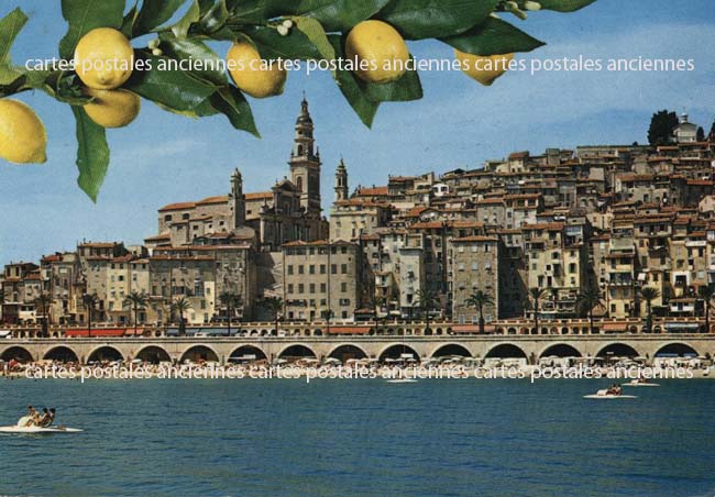 Cartes postales anciennes > CARTES POSTALES > carte postale ancienne > cartes-postales-ancienne.com Provence alpes cote d'azur Alpes maritimes Menton