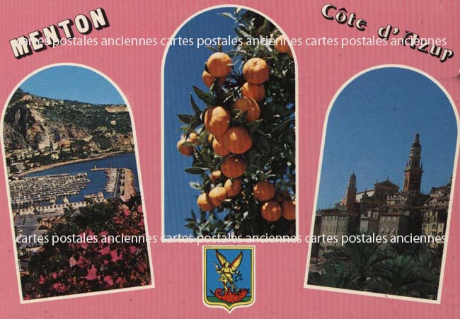 Cartes postales anciennes > CARTES POSTALES > carte postale ancienne > cartes-postales-ancienne.com Provence alpes cote d'azur Alpes maritimes Menton