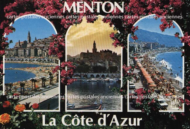 Cartes postales anciennes > CARTES POSTALES > carte postale ancienne > cartes-postales-ancienne.com Provence alpes cote d'azur Alpes maritimes Menton