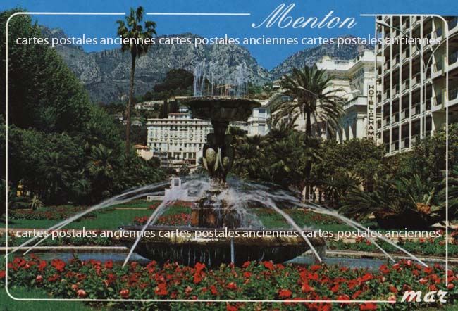 Cartes postales anciennes > CARTES POSTALES > carte postale ancienne > cartes-postales-ancienne.com Provence alpes cote d'azur Alpes maritimes Menton