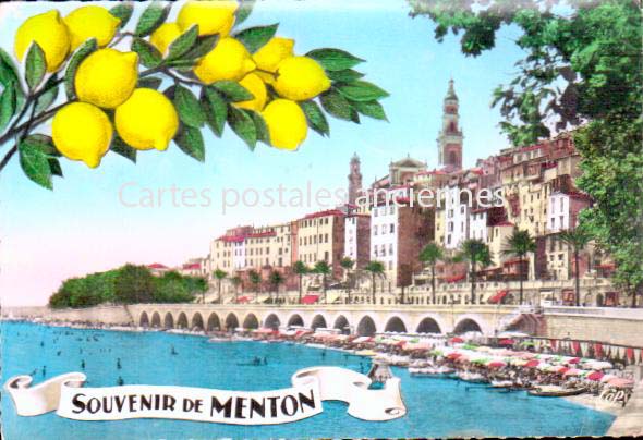 Cartes postales anciennes > CARTES POSTALES > carte postale ancienne > cartes-postales-ancienne.com  Menton