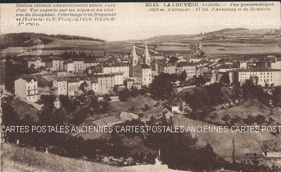 Cartes postales anciennes > CARTES POSTALES > carte postale ancienne > cartes-postales-ancienne.com Auvergne rhone alpes Ardeche Lalouvesc