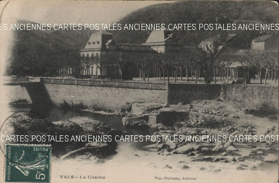 Cartes postales anciennes > CARTES POSTALES > carte postale ancienne > cartes-postales-ancienne.com Auvergne rhone alpes Ardeche Vals Les Bains