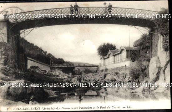 Cartes postales anciennes > CARTES POSTALES > carte postale ancienne > cartes-postales-ancienne.com Auvergne rhone alpes Ardeche Vals Les Bains