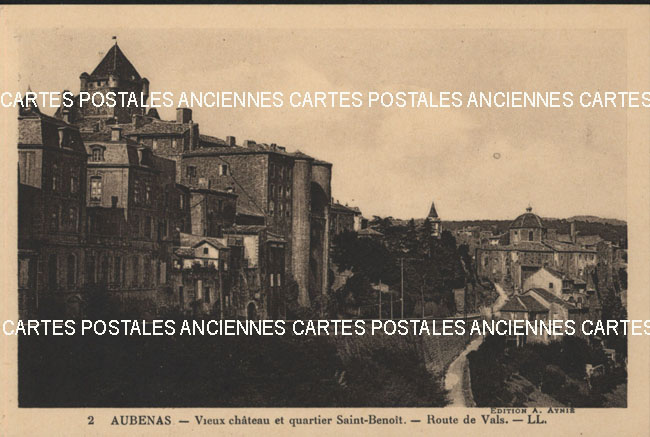 Cartes postales anciennes > CARTES POSTALES > carte postale ancienne > cartes-postales-ancienne.com Auvergne rhone alpes Ardeche Aubenas