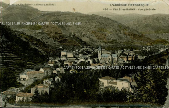 Cartes postales anciennes > CARTES POSTALES > carte postale ancienne > cartes-postales-ancienne.com Auvergne rhone alpes Ardeche Vals Les Bains