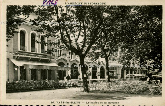 Cartes postales anciennes > CARTES POSTALES > carte postale ancienne > cartes-postales-ancienne.com Auvergne rhone alpes Ardeche Vals Les Bains