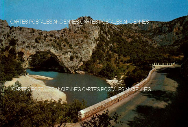 Cartes postales anciennes > CARTES POSTALES > carte postale ancienne > cartes-postales-ancienne.com Auvergne rhone alpes Ardeche Vallon Pont D Arc