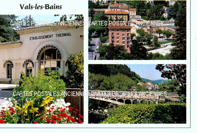 Cartes postales anciennes > CARTES POSTALES > carte postale ancienne > cartes-postales-ancienne.com Auvergne rhone alpes Ardeche Vals Les Bains