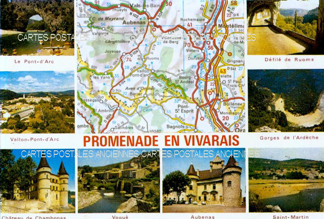 Cartes postales anciennes > CARTES POSTALES > carte postale ancienne > cartes-postales-ancienne.com Auvergne rhone alpes Ardeche