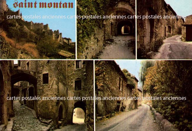 Cartes postales anciennes > CARTES POSTALES > carte postale ancienne > cartes-postales-ancienne.com Auvergne rhone alpes Ardeche Saint Montant