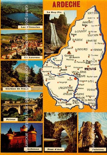 Cartes postales anciennes > CARTES POSTALES > carte postale ancienne > cartes-postales-ancienne.com Auvergne rhone alpes Ardeche