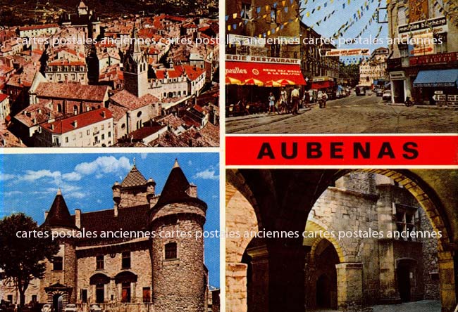 Cartes postales anciennes > CARTES POSTALES > carte postale ancienne > cartes-postales-ancienne.com Auvergne rhone alpes Ardeche Aubenas