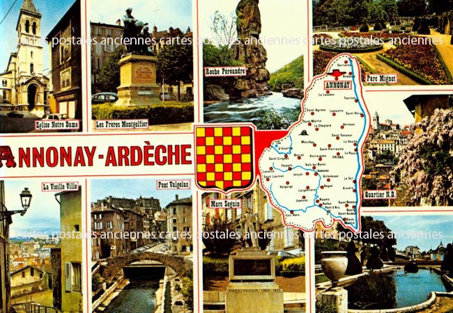 Cartes postales anciennes > CARTES POSTALES > carte postale ancienne > cartes-postales-ancienne.com Auvergne rhone alpes Ardeche Annonay