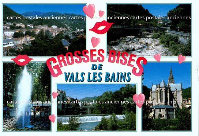 Cartes postales anciennes > CARTES POSTALES > carte postale ancienne > cartes-postales-ancienne.com Auvergne rhone alpes Ardeche Vals Les Bains