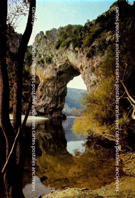 Cartes postales anciennes > CARTES POSTALES > carte postale ancienne > cartes-postales-ancienne.com Auvergne rhone alpes Ardeche Vallon Pont D Arc