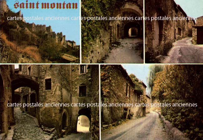 Cartes postales anciennes > CARTES POSTALES > carte postale ancienne > cartes-postales-ancienne.com Auvergne rhone alpes Ardeche Saint Montant