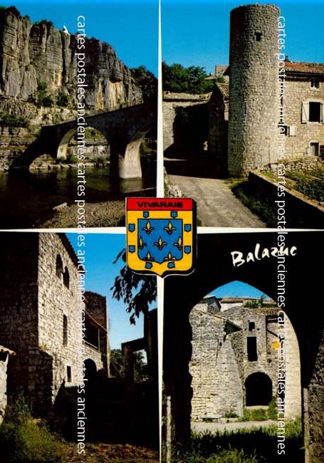 Cartes postales anciennes > CARTES POSTALES > carte postale ancienne > cartes-postales-ancienne.com Auvergne rhone alpes Ardeche Balazuc