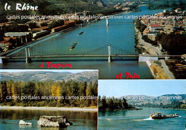 Cartes postales anciennes > CARTES POSTALES > carte postale ancienne > cartes-postales-ancienne.com Auvergne rhone alpes Ardeche Tournon Sur Rhone