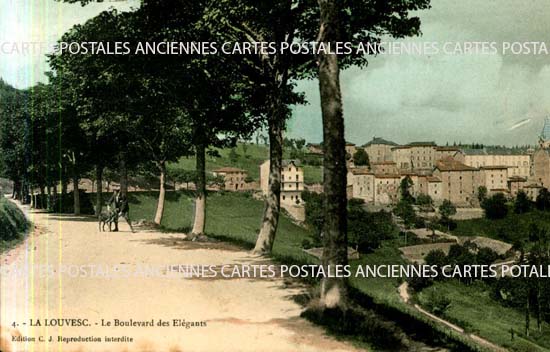 Cartes postales anciennes > CARTES POSTALES > carte postale ancienne > cartes-postales-ancienne.com Auvergne rhone alpes Ardeche Lalouvesc