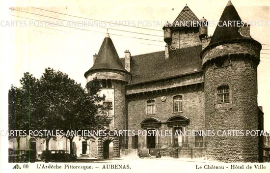 Cartes postales anciennes > CARTES POSTALES > carte postale ancienne > cartes-postales-ancienne.com Auvergne rhone alpes Ardeche Aubenas