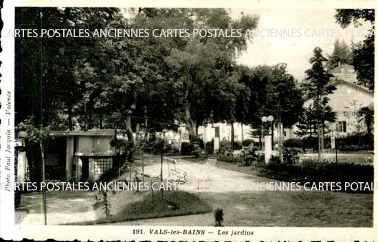 Cartes postales anciennes > CARTES POSTALES > carte postale ancienne > cartes-postales-ancienne.com Auvergne rhone alpes Ardeche Vals Les Bains